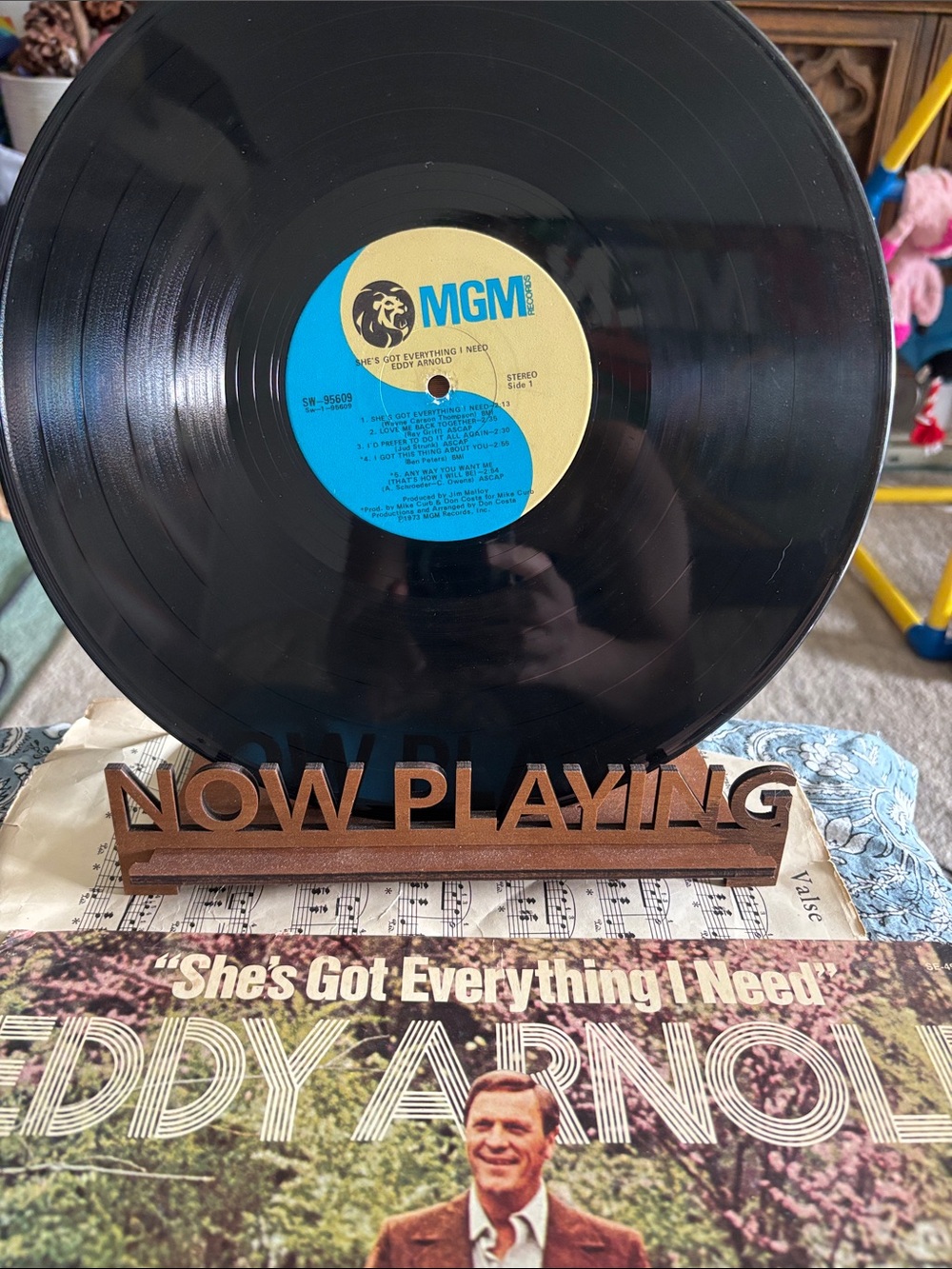 Eddy Arnold for his album "She's Got Everything I Need" vinyl